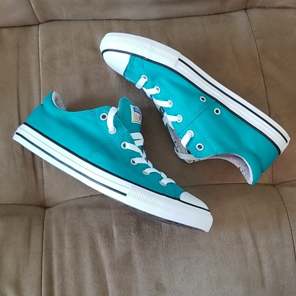 Turbo Green Converse Shoes - Picture 6 of 8